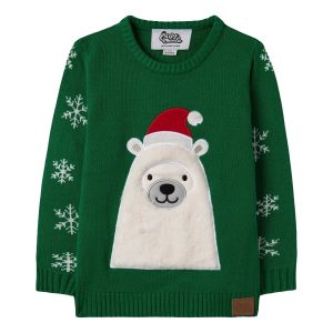 Isbjörn Jultröja för Barn - 6-8 år (122/128)
