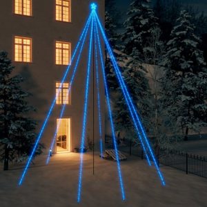 VidaXl Julgransbelysning Inomhus/Utomhus 1300 Leds Blå 8 M