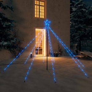 VidaXl Julgransbelysning Inomhus/Utomhus 400 Leds Blå 2,5 M