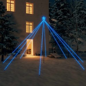 VidaXl Julgransbelysning Inomhus/Utomhus 800 Leds Blå 5 M