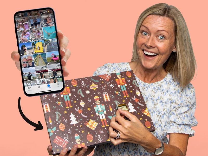 Chokladkalender med 24 av Dina Egna Foton Chokladkalender med 24 av Dina Egna Foton