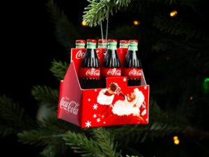 Julgranspynt Coca-Cola Flaskor