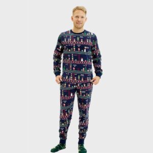 Årets julpyjamas 2025: Vintage gamer Julpyjamas - Men.