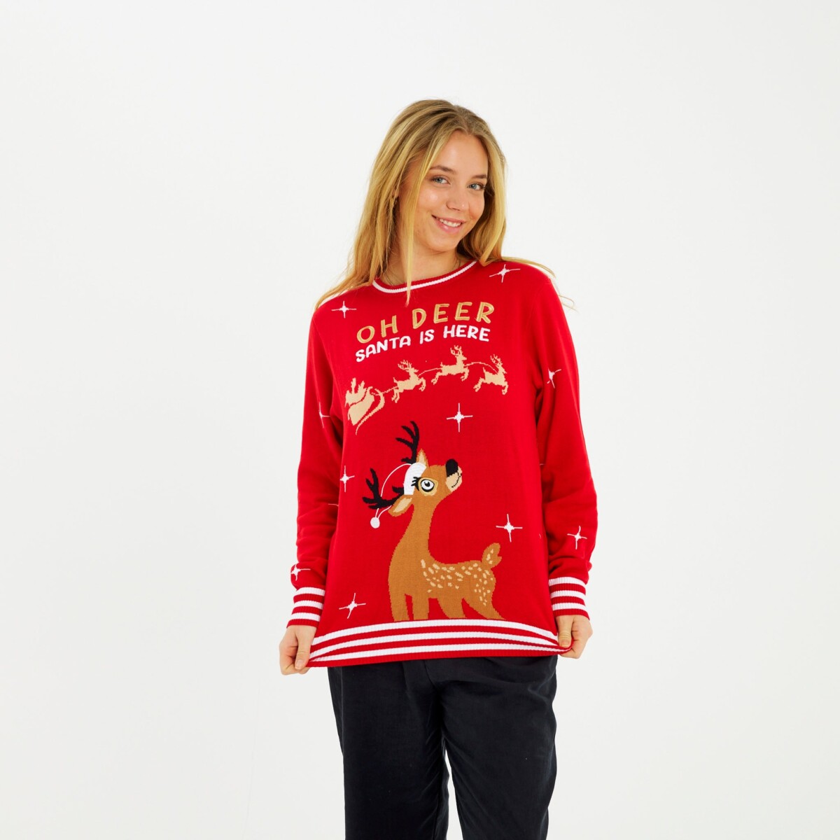 Årets jultröja 2025: Oh Deer Sweater - Dam. Årets jultröja 2025: Oh Deer Sweater - Dam.