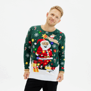 Årets jultröja 2025: Santa Christmas Star - Herr