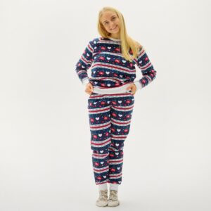 Årets jultröja 2025: Valentines Sweatsuit Navy - Dam.