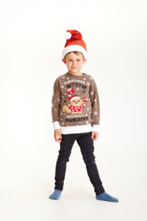 Årets jultröja till barn 2025: Christmas Is Nuttin Without A Sweater .