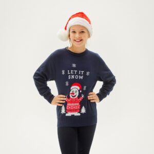 Årets jultröja till barn 2025: Let It Snow Sweater