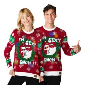 Im Sexy and I Snow It LED Jultröja - X-Large