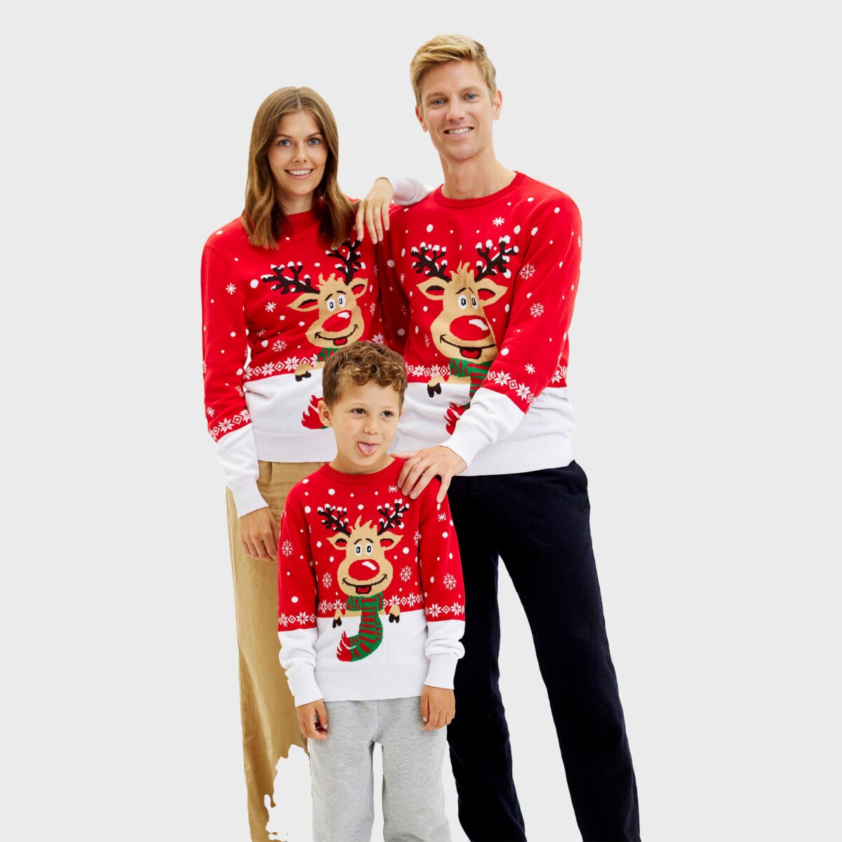 För hela familjen: Rudolfs Jultröja Röd - Herr. För hela familjen: Rudolfs Jultröja Röd - Herr.